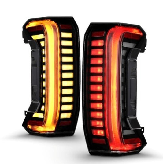 ANZO 311455X 22-24 Toyota Tundra Z-Series Full LED Tail Lights Smoke Lens Init/SeqSig- Pair