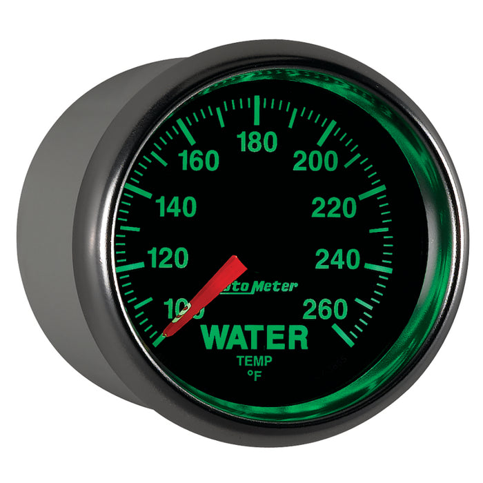AutoMeter 3855 Autometer GS 100-260 degree Electronic Water Temperature Gauge
