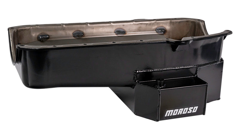 Moroso MOR21813 SBC RR 7qt Oil Pan w/LH Dipstick Pre-1980