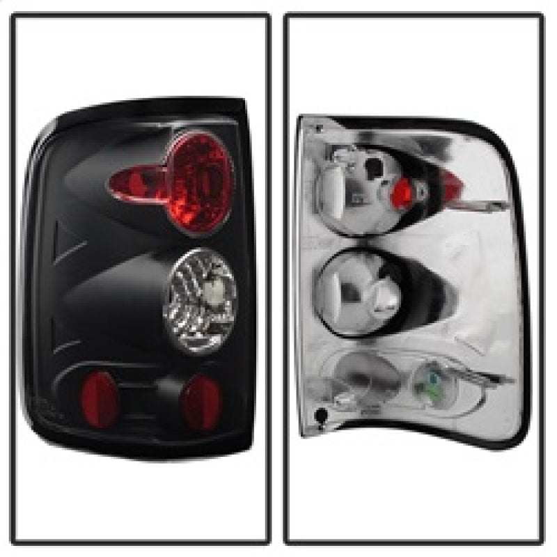 SPYDER 5003195 Spyder Ford F150 side 04-08 (Not Fit Heritage & SVT)Euro Tail Lights Blk ALT-YD-FF15004-BK