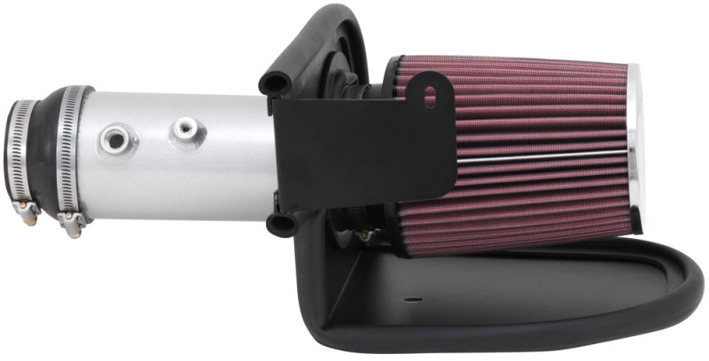 K&N Engineering 69-1212TS K&N 13-14 Honda Accord 3.5L V6 69 Series Typhoon Air Intake System - Silver Cold Air Intake Kit