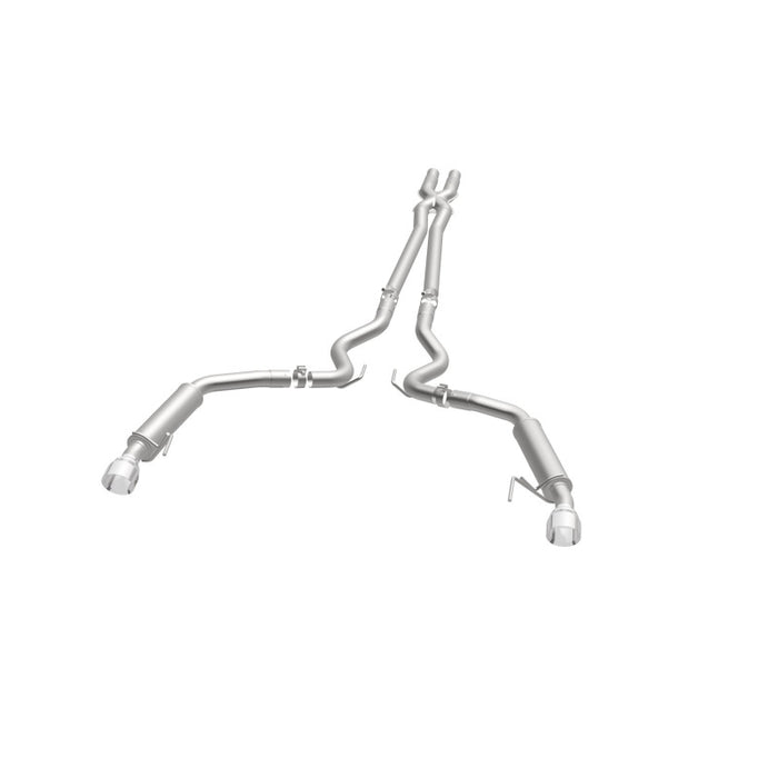 Magnaflow 19099 MagnaFlow Cat Back, SS, 2.5in, Competition, Dual Split Polished 4.5in Tips 2015 Ford Mustang V6 3.7L