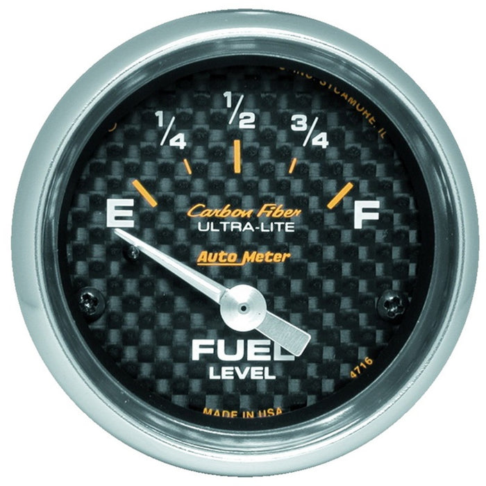 Autometer ATM4716 2-1/16in C/F Fuel Level Gauge 240/33 OHMS