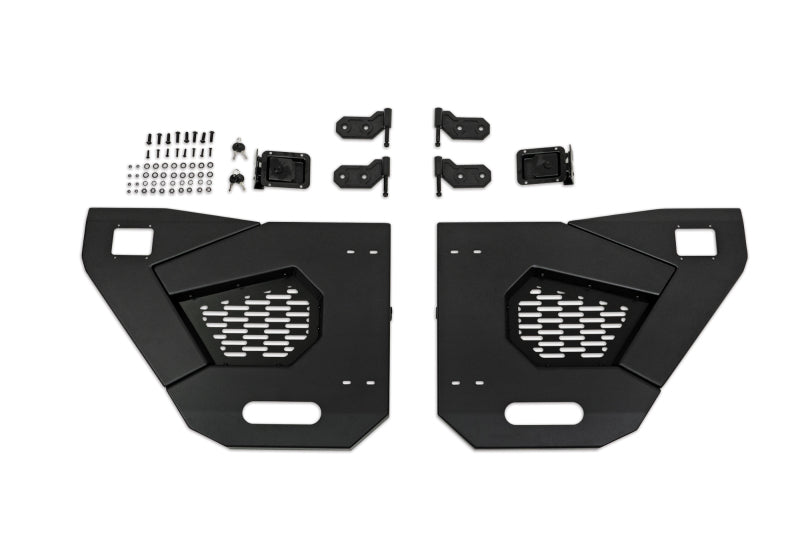 DV8 Offroad HDJL-02R 18-22 Jeep Wrangler JL/JT Spec Series Half Doors - Rear Set