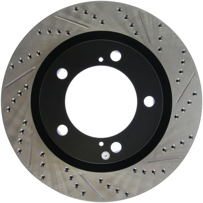 Stoptech 127.44156L StopTech 07-09 Toyota Tundra / 08-09 Toyota Sequoia Front Left Slotted & Drilled Rotor
