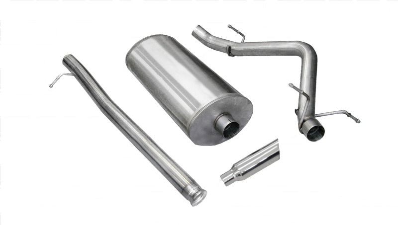 CORSA Performance 24905 Corsa 2010-2013 Chevrolet Silverado Ext. Cab/Std. Bed 1500 4.8L V8 Polished Sport Cat-Back Exhaust
