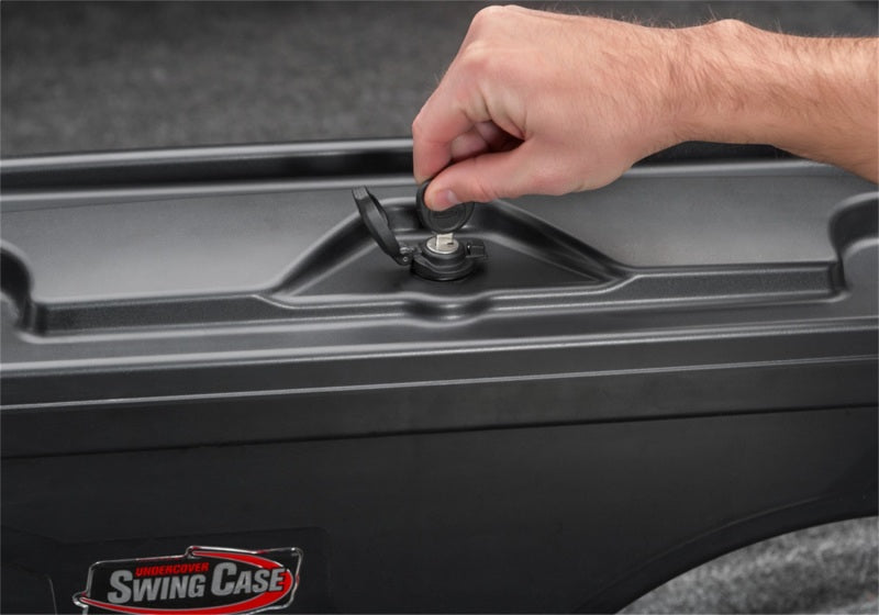 Undercover SC400D UnderCover 07-20 Toyota Tundra Drivers Side Swing Case - Black Smooth