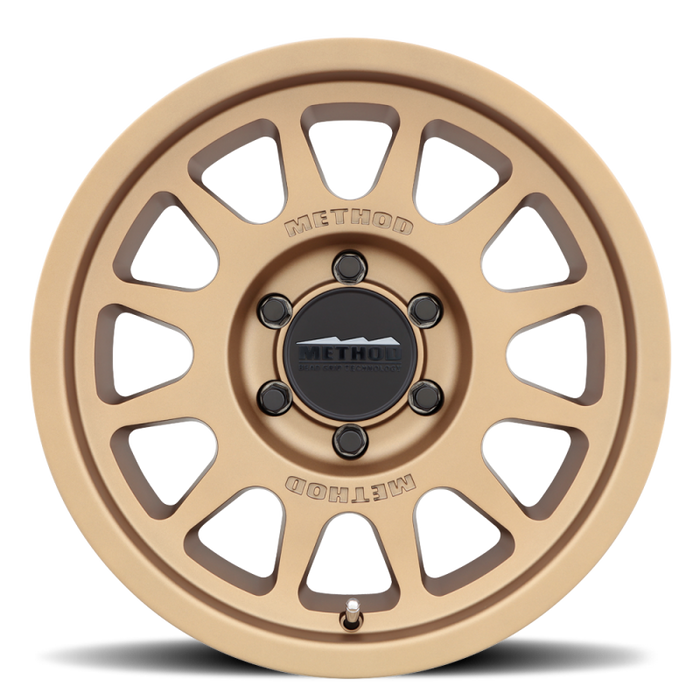 Method Wheels MR70378516925 Method MR703 17x8.5 +25mm Offset 6x135 87mm CB Method Bronze Wheel
