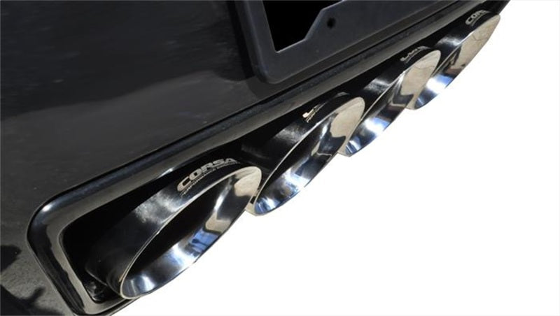 CORSA Performance 14764 Corsa 2014-2019 Corvette C7 Coupe 6.2L V8 AT/MT 2.75in Valve-Back Dual Rear Exit Polished Sport Exht