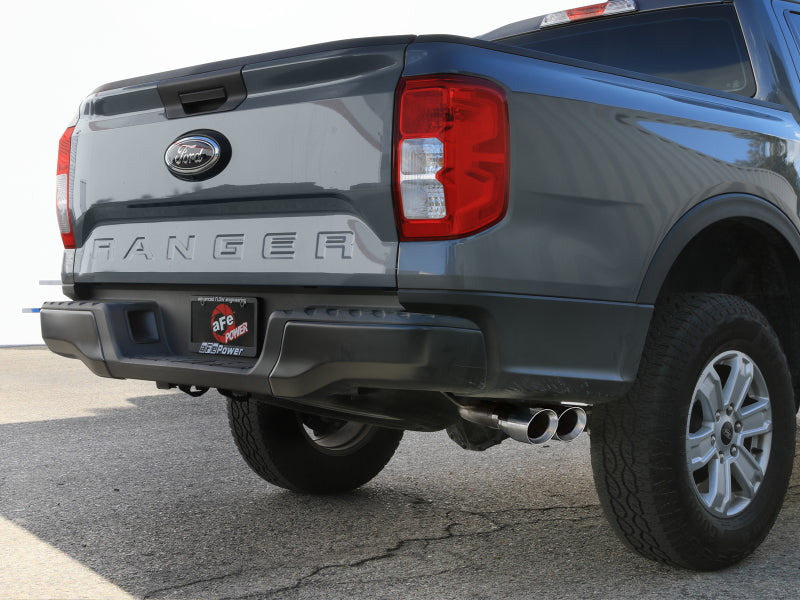 aFe 49-33148-P 2024+ Ford Ranger L4-2.3L (t) Vulcan Series 2.5in to 3in Cat-Back Exhaust w/ Polished Tip