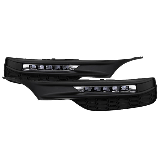 SPYDER 5083050 Spyder Honda Accord Sedan 2016-2017 OEM LED Fog Lights W/Switch- Clear FL-HA2016-4D-LED-C
