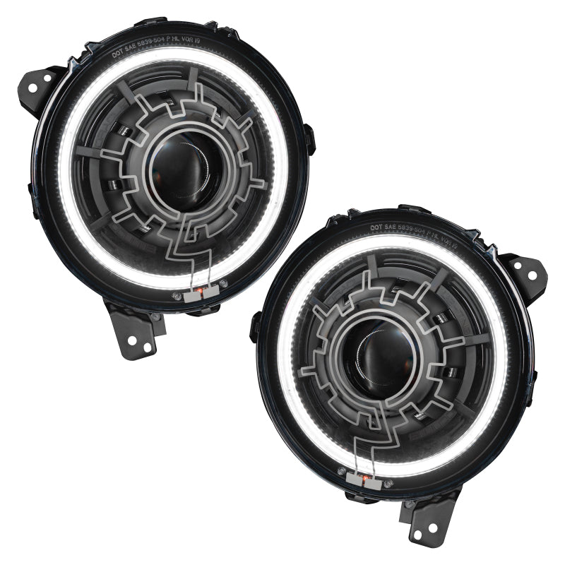 ORACLE Lighting 5839-111 Oracle Lighting 18-22 Jeep Wrangler JL Oculus Bi-LED Projector Headlights