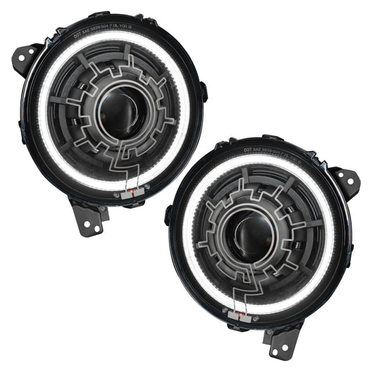ORACLE Lighting 5839-111 Oracle Lighting 18-22 Jeep Wrangler JL Oculus Bi-LED Projector Headlights