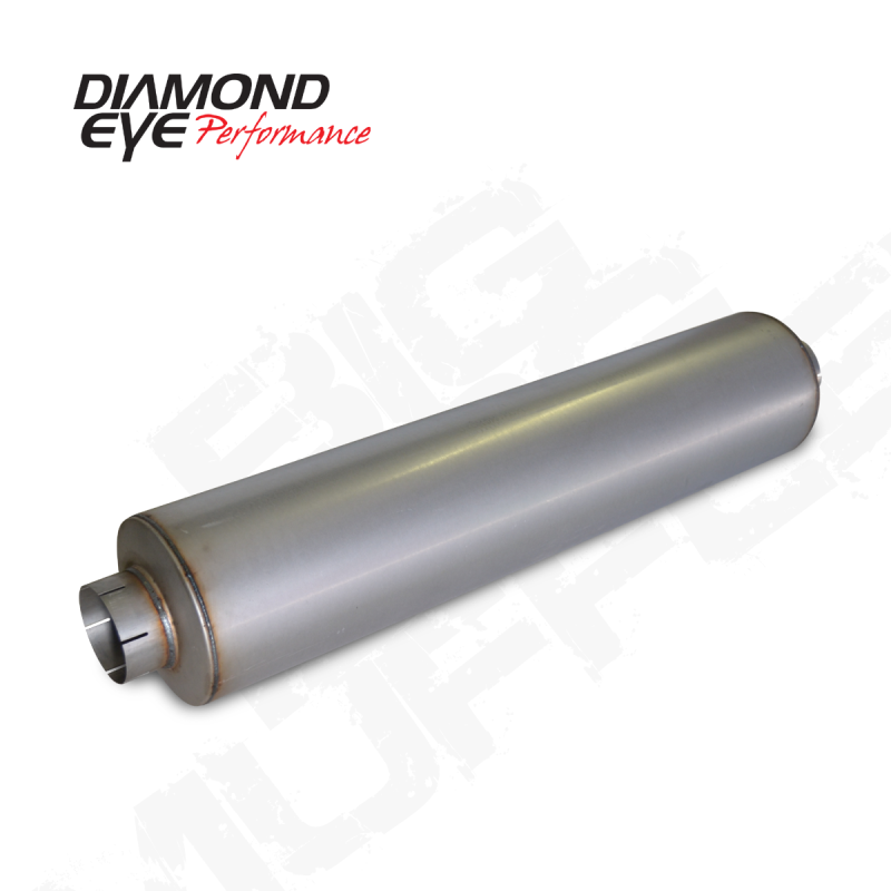 Diamond Eye Performance 800465 Diamond Eye MFLR BIG DOG QUIET TONE 5inID SGL IN/SGL OUT 10inDIA X 45in BODY 51in LENGTH BAFFLED AL