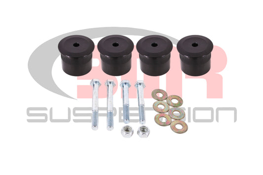 BMR Suspension BK050 BMR 15-17 S550 Mustang Differential Bushing Kit (Aluminum) - Black