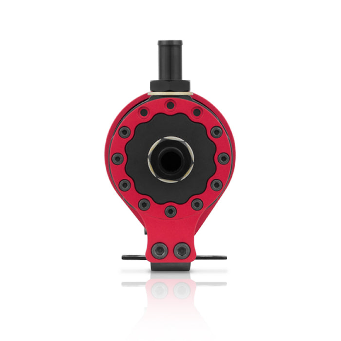 Mishimoto MMBCC-UNI-RD Universal Baffled Oil Catch Can - Red