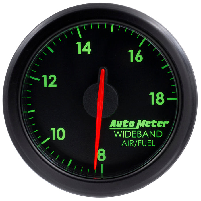 AutoMeter 9178-T Autometer Airdrive 2-1/6in Wideband Air / Fuel Gauge 10:1-17:1 ARF Range - Black