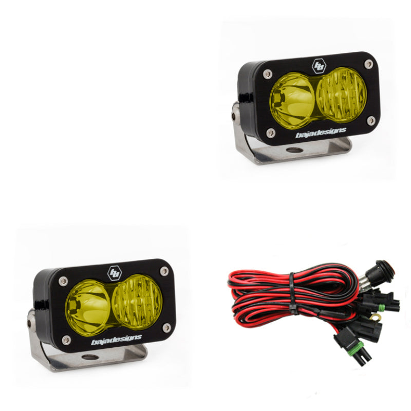 Baja Designs 487813 S2 Pro Driving/Combo Pair LED - Amber