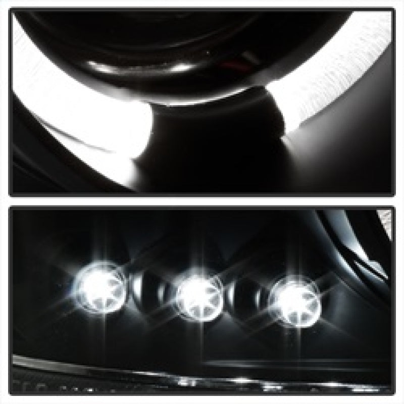 SPYDER 5078292 Spyder GMC Sierra 1500/2500 99-06 Projector Headlights LED Halo LED Blk Smke PRO-YD-CDE00-HL-BSM