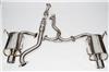 Invidia HS08SW4GT3 08-09 WRX Sedan Q300 Dual Stainless Steel Tip Cat-back Exhaust