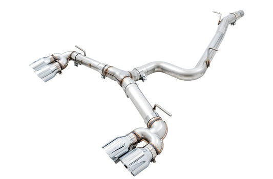 AWE Tuning 3015-42134 Mk7 Golf R Track Edition Exhaust w/Chrome Silver Tips 102mm