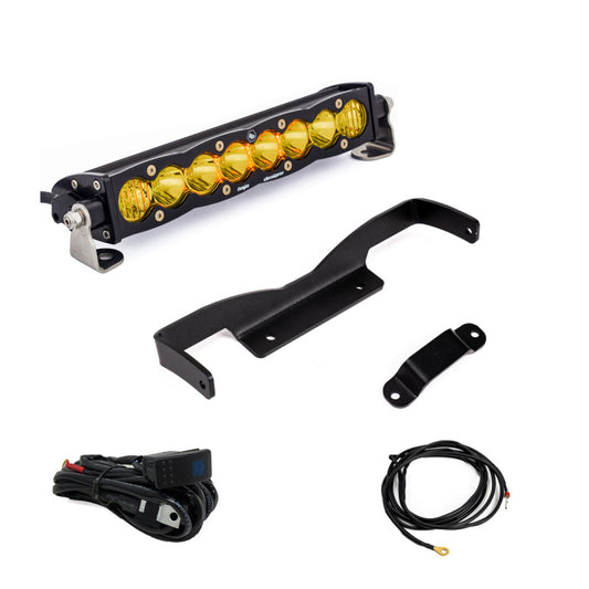 Baja Designs 448196 Can-Am Maverick R Amber 10in S8 Shock Tower Kit