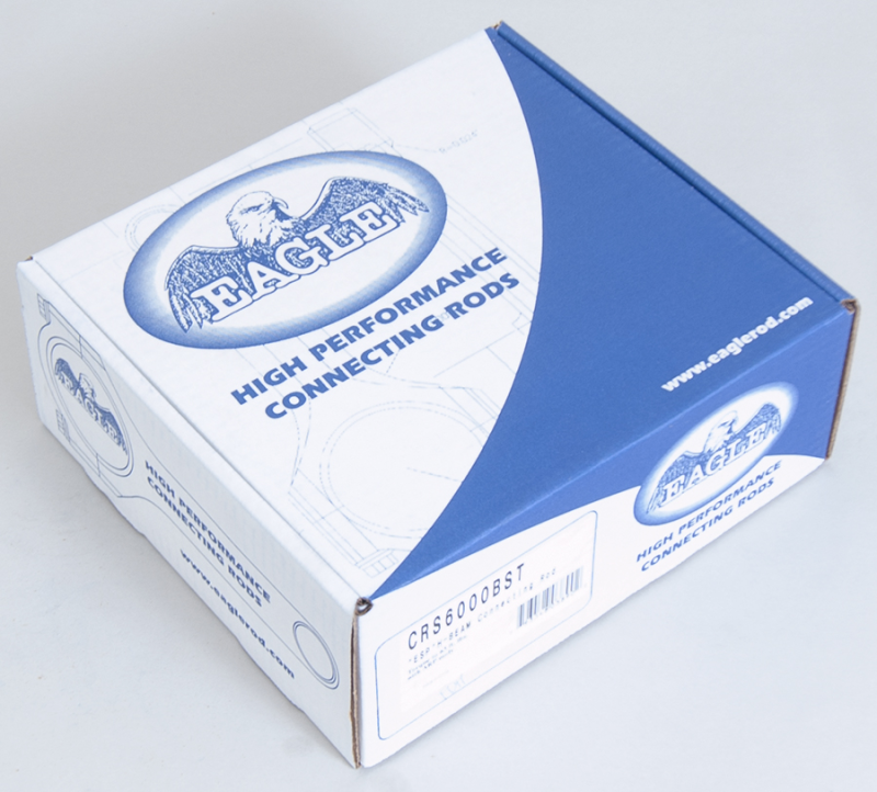 Eagle EAGCRS6000BST SBC 4340 Forged H-Beam Rods 6.000