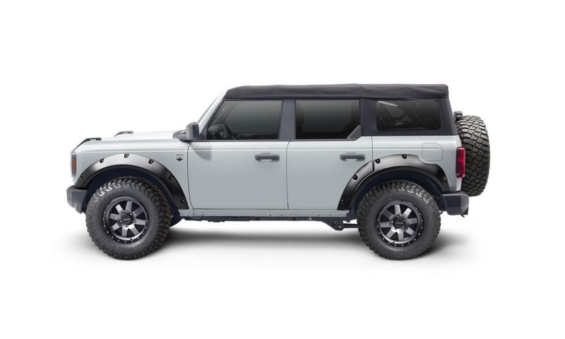 Bushwacker 20960-02 2021+ Ford Bronco 4-Door Pocket Style Flares 4pc - Black