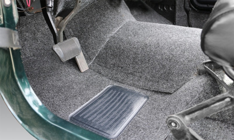 BedRug BRCYJ76F 76-95 Jeep CJ-7/YJ Front Kit 8pc Floor Kit (Incl Heat Shields)
