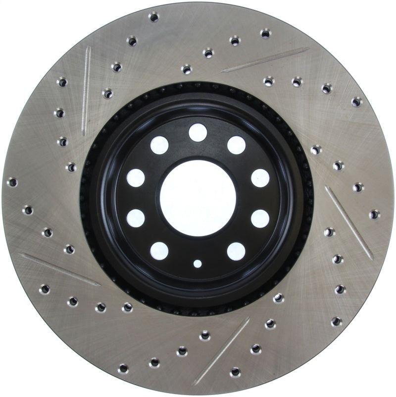 Stoptech 127.33098L StopTech Slotted & Drilled Sport Brake Rotor
