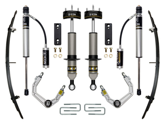 ICON K53222 05-22 Toyota Tacoma 0-2in Stage 3 Exp Suspension System Billet