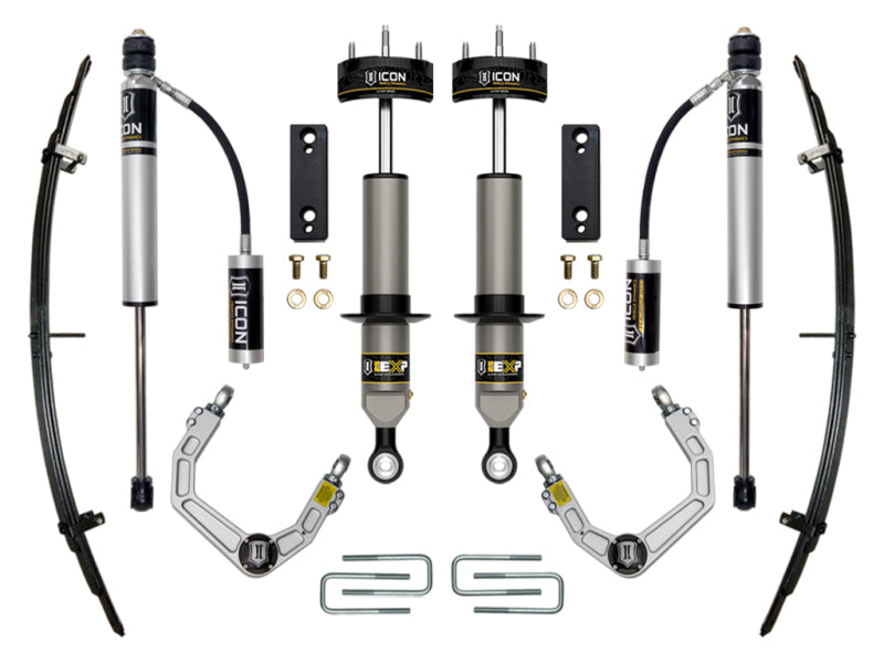 ICON K53222 05-22 Toyota Tacoma 0-2in Stage 3 Exp Suspension System Billet