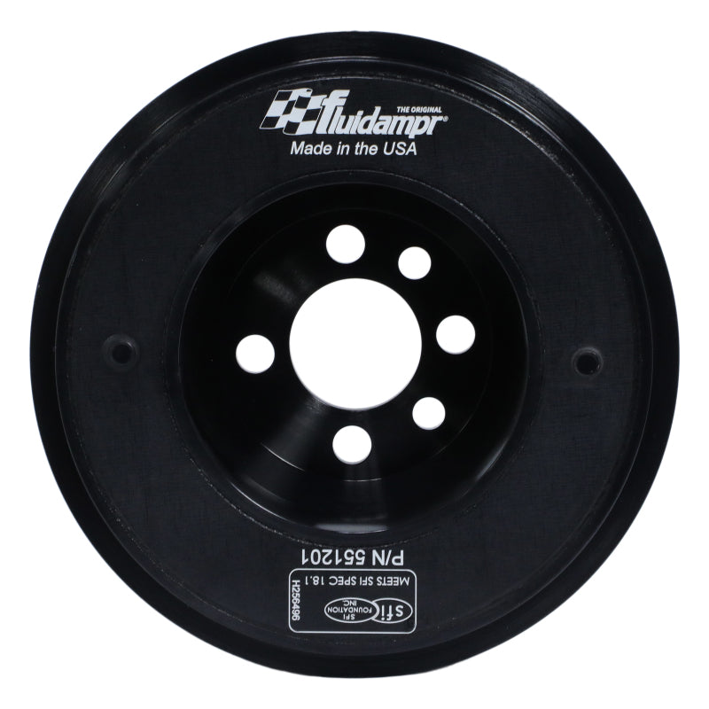 Fluidampr 551201 VW 2000-2005 1.8L Turbo Motor (4 bolt hole mounting) Steel Internally Balanced Damper