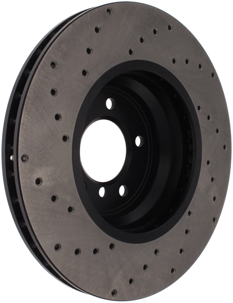 Stoptech 128.34093L StopTech 07-10 BMW 335i Cross Drilled Left Front Rotor