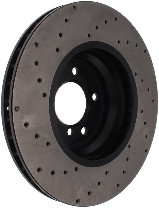 Stoptech 128.34093L StopTech 07-10 BMW 335i Cross Drilled Left Front Rotor
