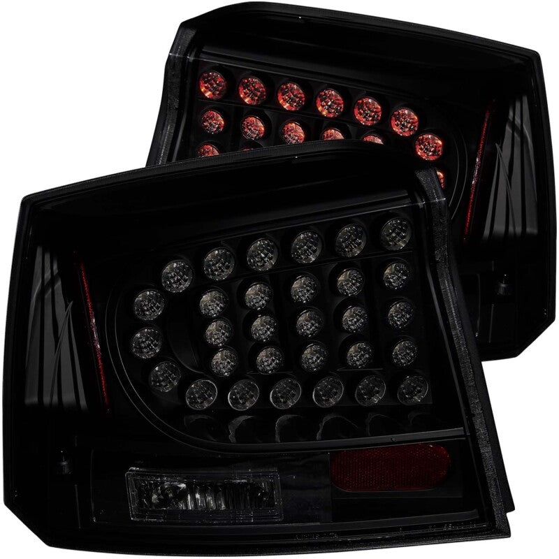 ANZO 321229 2006-2008 Dodge Charger LED Taillights Dark Smoke