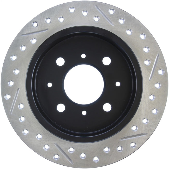 Stoptech 127.40017R StopTech 90-96 Acura Integra / 97-01 Integra (Exc. Type R) Slotted & Drilled Right Rear Rotor