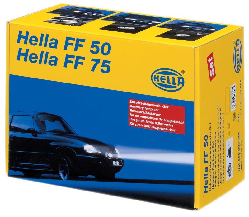 Hella 008284801 FF75 Series H7 12V/55W Hallogen Fog Lamp Kit