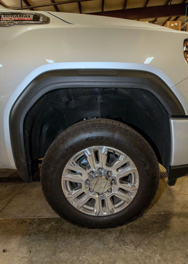 Wehrli WCF100393 2020+ GMC 2500/3500HD Fender Flare Marker Light Delete Kit w/o Logo - Fine Texture Black