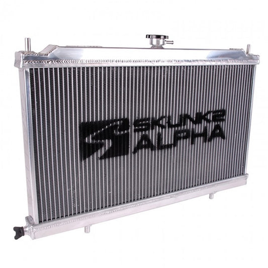 Skunk2 Racing 349-05-1500 Skunk2 Alpha Series 88-91 Honda CRX/Civic Radiator (Full Size) (Dual Core) (Manual Trans.)