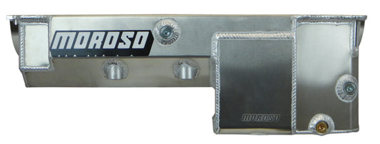 Moroso MOR20485 Oil Pan BBC Gen IV W/S W/Div. Tray 8in