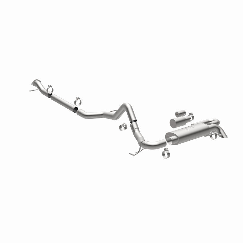 Magnaflow 19559 MagnaFlow 2021 Ford Bronco Overland Series Cat-Back Exhaust w/ Single Straight Driver Exit- No Tip