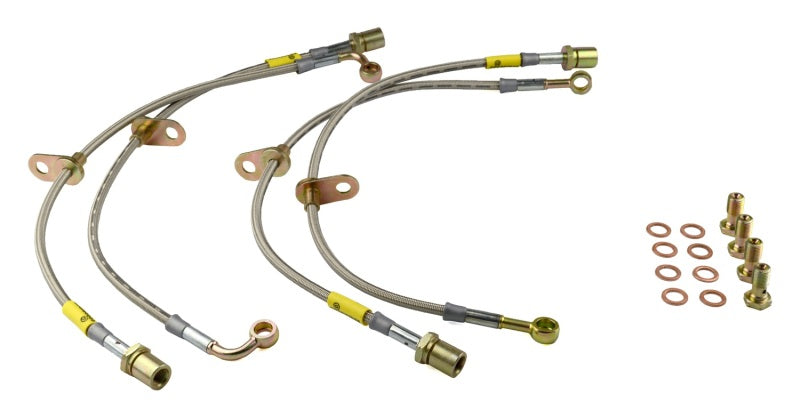 Goodridge 28003 13-16 Scion FR-S/Subaru BRZ Stainless Steel Brake Line Kit