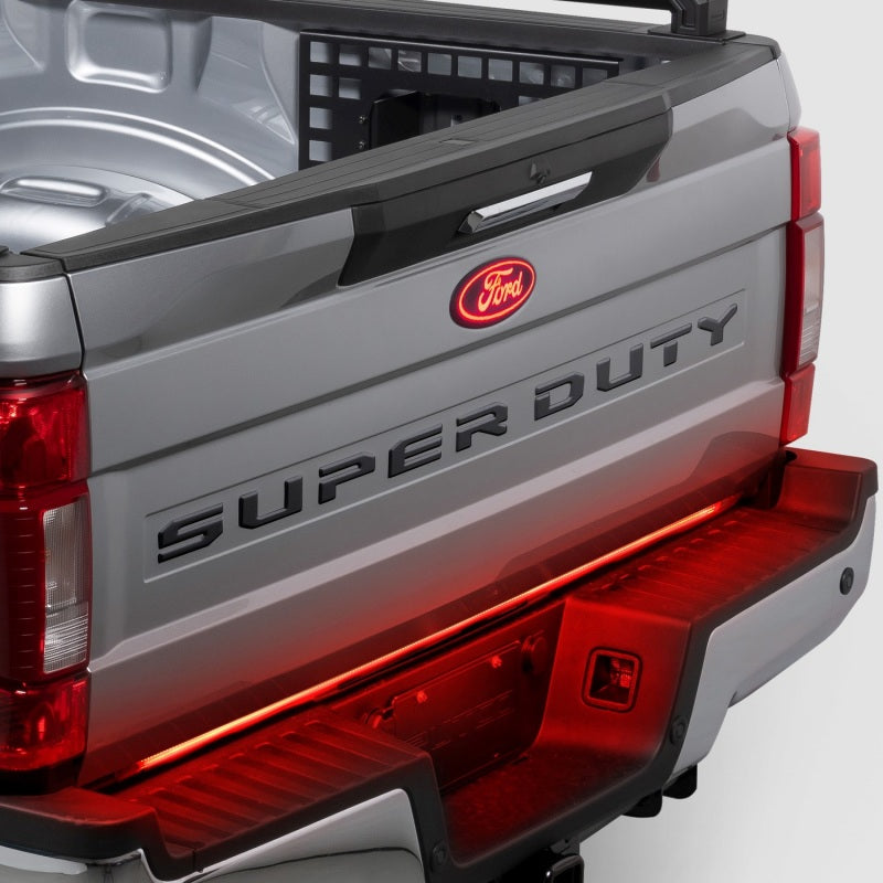Putco 55557BPFD 20-22 Ford Super Duty Letters Tailgate/Rear Ford Lettering Emblems (Stamped/ Black Platinum)