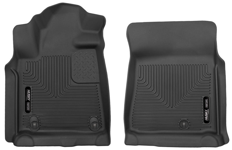Husky Liners 53731 07-11 Toyota Tundra Pickup(Crew / Ext / Std Cab) X-Act Contour Black Front Floor Liners