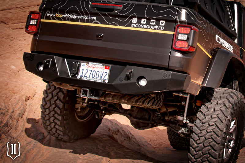ICON 25166 2020+ Jeep Gladiator JT Pro-Series Rear Bumper