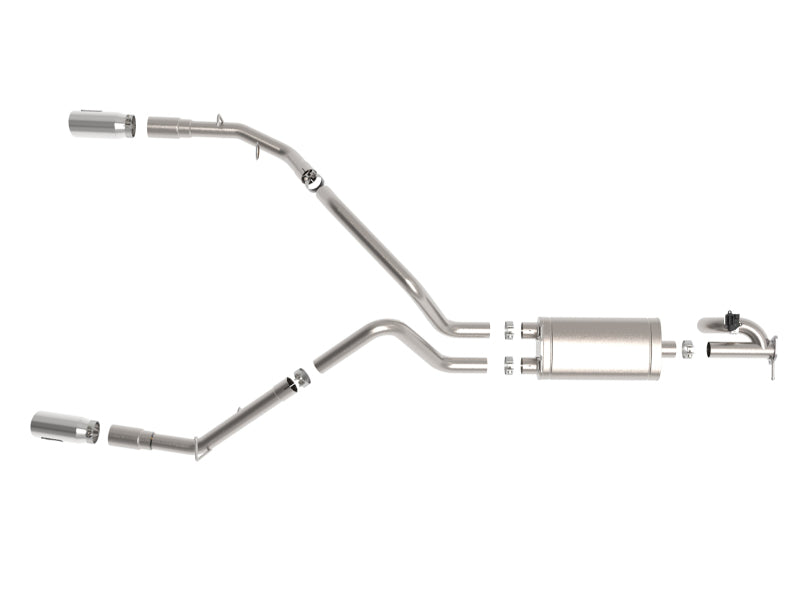 aFe 49-32081-P Gemini XV 3in 304 SS Cat-Back Exhaust 19-21 RAM 1500 V8 5.7L Hemi w/ Polish Tips