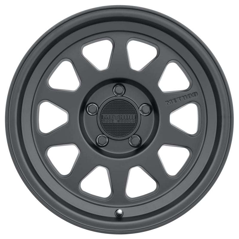 Method Wheels MR31678550500 Method MR316 17x8.5 0mm Offset 5x5 71.5mm CB Matte Black Wheel