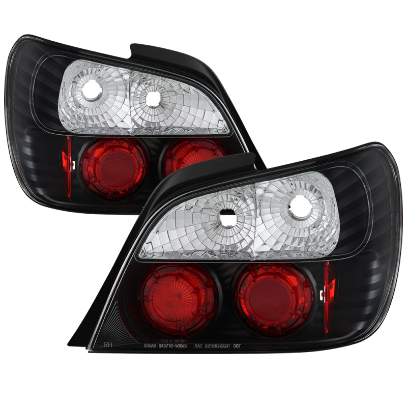 SPYDER 5007193 Spyder Subaru Impreza WRX/Sti 02-03 4Dr (Not Fit Wagon)Euro Style Tail Lights Black ALT-YD-SI01-BK