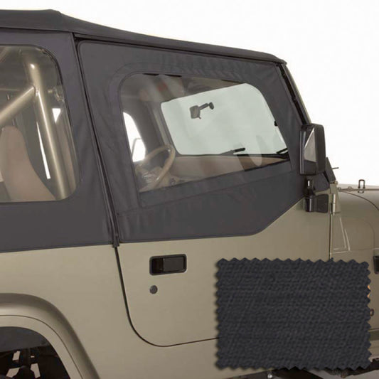 Rugged Ridge 13716.35 Door Skins Black Diamond 88-95 Jeep Wrangler YJ
